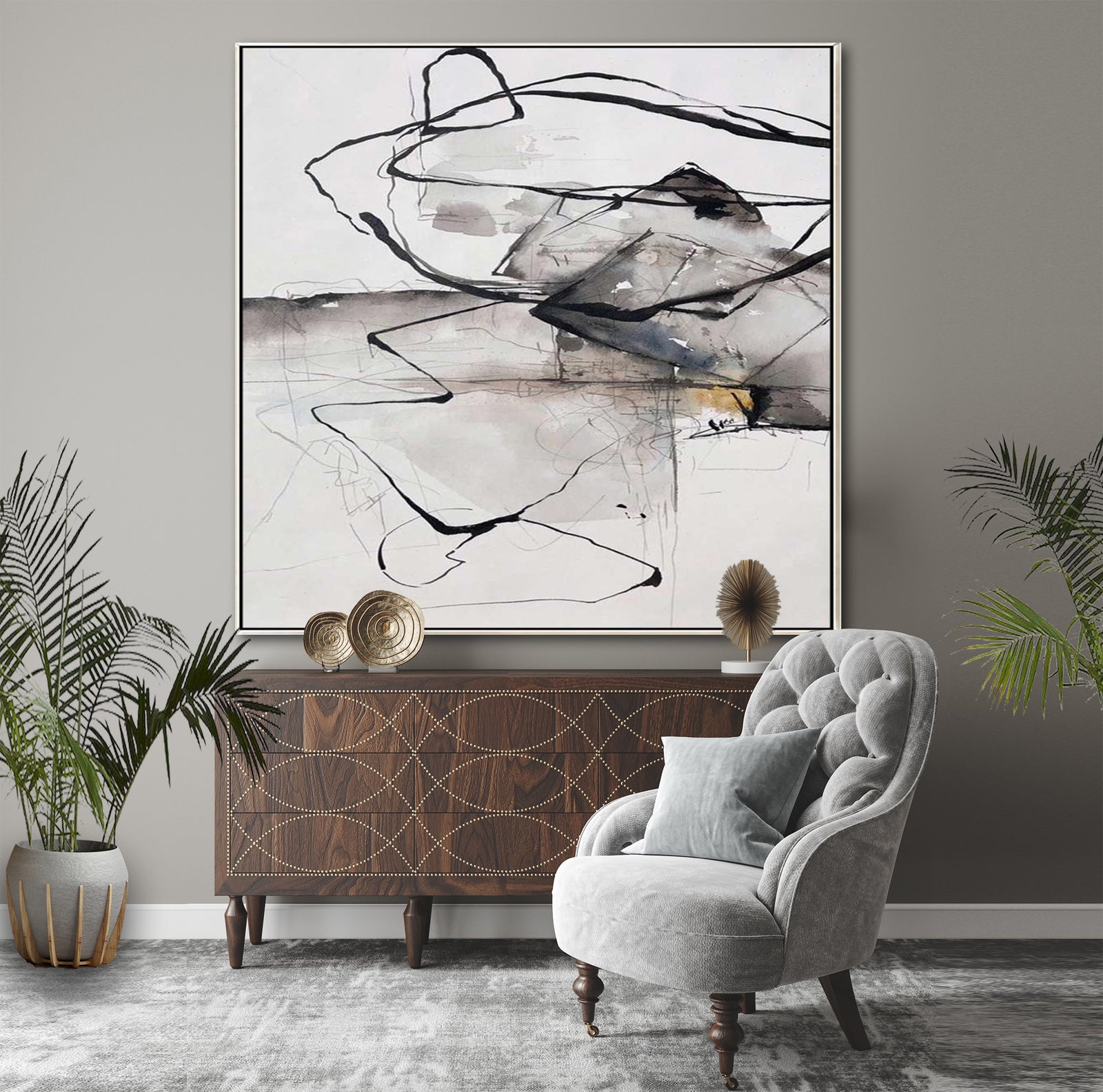 Black & White Abstract