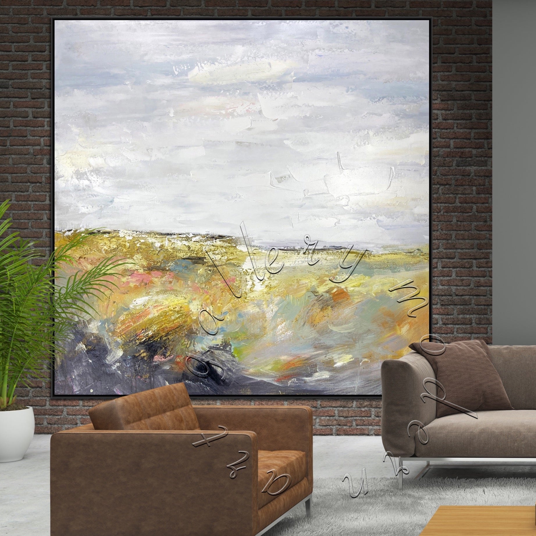 abstract seascape original painting